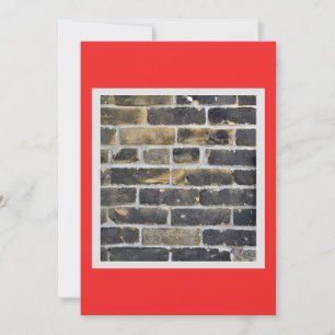 Cartes Pour Fêtes Annuelles Mur Grunge Gris Brick