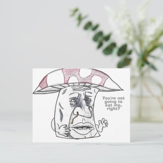 Cartes Pour Fêtes Annuelles Mushroom Man Therapy (Debout devant)
