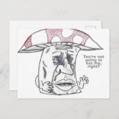 Cartes Pour Fêtes Annuelles Mushroom Man Therapy (Devant / Derrière)