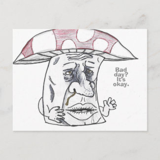 Cartes Pour Fêtes Annuelles Mushroom Man Therapy