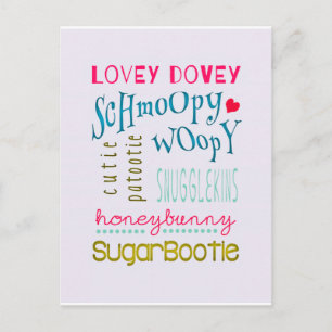 Cartes Pour Fêtes Annuelles Mushy Schmoopy Valentines