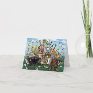 Cartes Pour Fêtes Annuelles Musique
