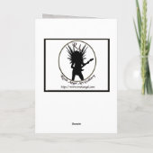 Cartes Pour Fêtes Annuelles Musique d'ange (Dos)