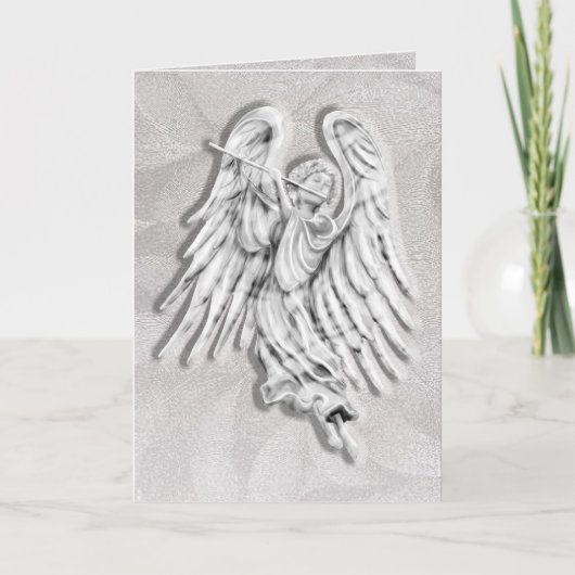 Cartes Pour Fêtes Annuelles Musique d'ange (Devant)