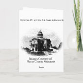 Cartes Pour Fêtes Annuelles Musique de Noël (Dos)