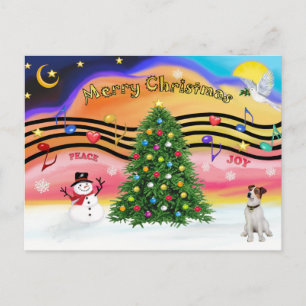 Cartes Pour Fêtes Annuelles Musique de Noël 2 - Jack Russell Terrier 1