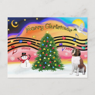 Cartes Pour Fêtes Annuelles Musique de Noël 2 - Saint Bernard 1