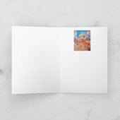 CARTES POUR FÊTES ANNUELLES MUSIQUE FABRIQUANT L'ANGE DE NOËL (Intérieur)