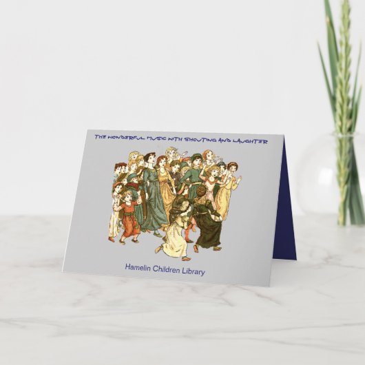 Cartes Pour Fêtes Annuelles Musique merveilleuse (Devant)