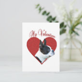 Cartes Pour Fêtes Annuelles My Boston Terrier Valentine (Debout devant)