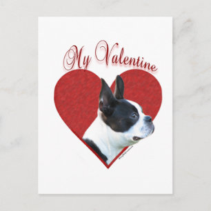 Cartes Pour Fêtes Annuelles My Boston Terrier Valentine