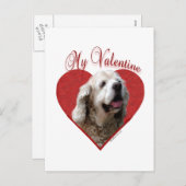 Cartes Pour Fêtes Annuelles My Buff Cocker Spaniel Valentine (Devant / Derrière)