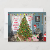 Cartes Pour Fêtes Annuelles My Christmas Card 1 2025 (Dos)