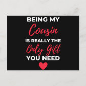 Cartes Pour Fêtes Annuelles My Cousin Is Really (Devant)