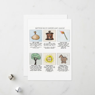 Cartes Pour Fêtes Annuelles Mythologie Bon Guide Cadeau Mythologie Voiture de