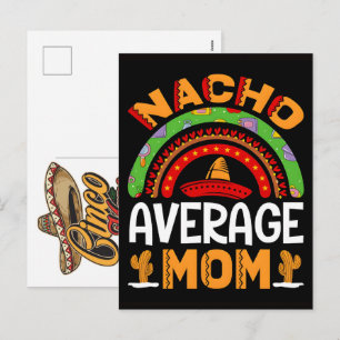 Cartes Pour Fêtes Annuelles Nacho señorita moyenne cinq de mayo heureux cinq d
