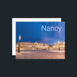 Cartes Pour Fêtes Annuelles Nancy Place Stanislas Grand Est France Sunset<br><div class="desc">Nancy Place Stanislas ville en France avec le coucher de soleil panorama souvenir pour les vacances Grand Est. Nancy avec coucher de soleil rétro en France en souvenir de Lorraine. Nancy style de vie pour les routards urbains et les vacances en ville française. Panorama Nancy dans la ville du Grand...</div>