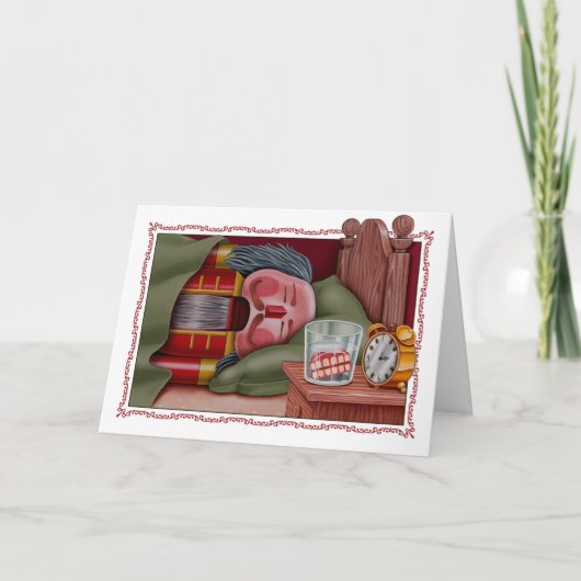 Cartes Pour Fêtes Annuelles Nap Nutcracker (Devant)