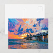 Cartes Pour Fêtes Annuelles Naples, Florida scenic Postcard (Devant / Derrière)