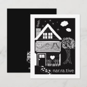 Cartes Pour Fêtes Annuelles narratif (Devant / Derrière)