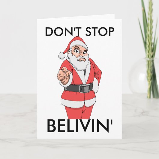 CARTES POUR FÊTES ANNUELLES N'ARRÊTEZ PAS, BELIVIN (Devant)