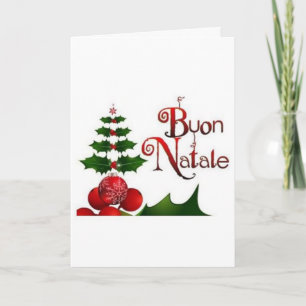 CARTES POUR FÊTES ANNUELLES NATALE DE BUON / BUON ANNO ITALIAN PÈRE NOËL