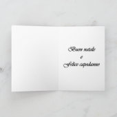 Cartes Pour Fêtes Annuelles Natale de Buon - souhaits italiens de Noël (Intérieur)