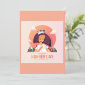Cartes Pour Fêtes Annuelles National Nurse's Day Greeting Card (Debout devant)