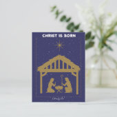 Cartes Pour Fêtes Annuelles Nativité (Debout devant)