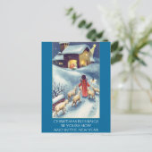 Cartes Pour Fêtes Annuelles Nativité (Debout devant)