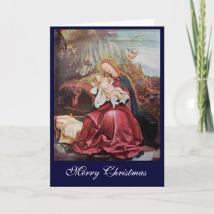 CARTES POUR FÊTES ANNUELLES NATIVITÉ AVEC ANGELS - MAGIE DE NOËL