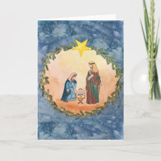 Cartes Pour Fêtes Annuelles Nativité de Noël