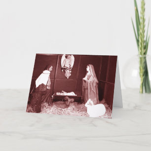 Cartes Pour Fêtes Annuelles Nativité de Noël