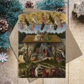 Cartes Pour Fêtes Annuelles Nativité de Noël Botticelli
