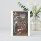 Cartes Pour Fêtes Annuelles Nativité de Noël Vintage (Debout devant)