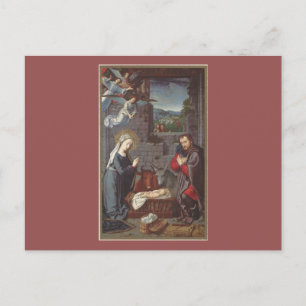 Cartes Pour Fêtes Annuelles Nativité de Noël Vintage