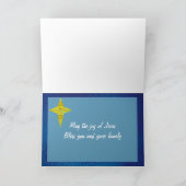 Cartes Pour Fêtes Annuelles Nativité en verre tendu (Intérieur)