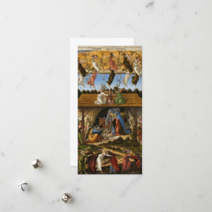 Cartes Pour Fêtes Annuelles Nativité mystique, 1500 par Sandro Botticelli