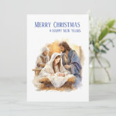 Cartes Pour Fêtes Annuelles Nativité Noël   (Debout devant)