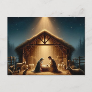 Cartes Pour Fêtes Annuelles Nativity