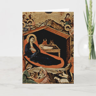 Cartes Pour Fêtes Annuelles Nativity By Duccio