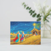 Cartes Pour Fêtes Annuelles Nativity Epiphany Three Kings Christmas (Debout devant)