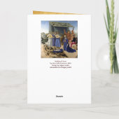 Cartes Pour Fêtes Annuelles NATIVITY Old Irish Christmas Blessing Parchment  (Dos)