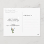 Cartes Pour Fêtes Annuelles Nativity Scene Red Christian Christmas (Dos)