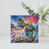 Cartes Pour Fêtes Annuelles Nature avec le temps (Debout devant)