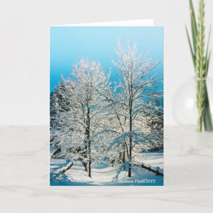 Cartes Pour Fêtes Annuelles Nature : Étang de Walden plein de divinité