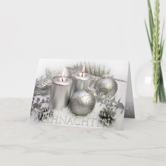 Cartes Pour Fêtes Annuelles Nature morte de Noël (Devant)