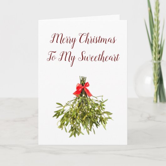 CARTES POUR FÊTES ANNUELLES **NAUGHTSWEETHEART** AMOUR À NOËL (Devant)