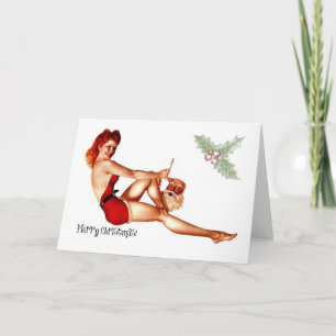 Cartes Pour Fêtes Annuelles Naughty Christmas