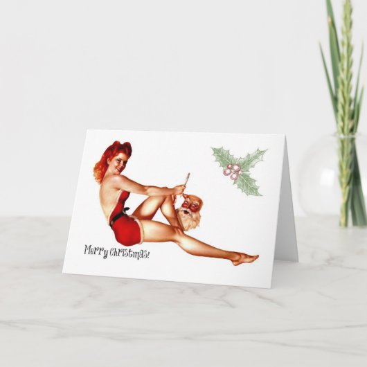 Cartes Pour Fêtes Annuelles Naughty Christmas (Devant)